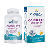 Nordic Naturals envase frontal Complete Omega-3 con beneficios de equilibrio de omegas