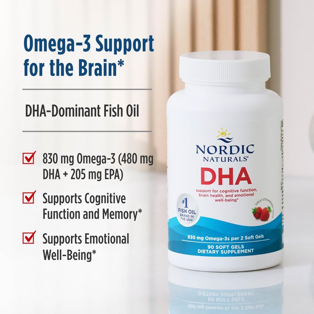 Nordic Naturals aceite DHA textura brillante que sugiere pureza y absorción
