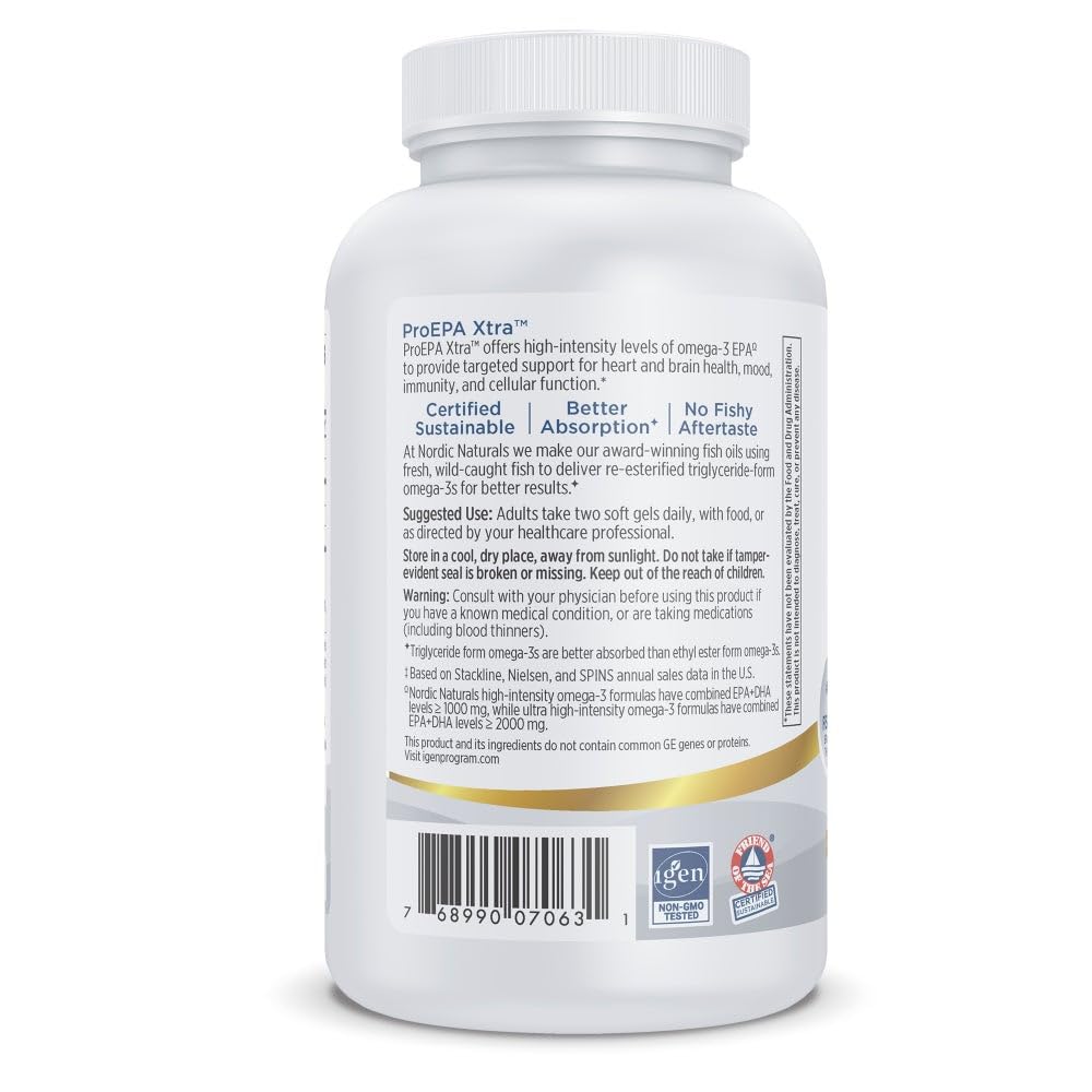 Nordic Naturals etiqueta con información nutricional y dosis clara