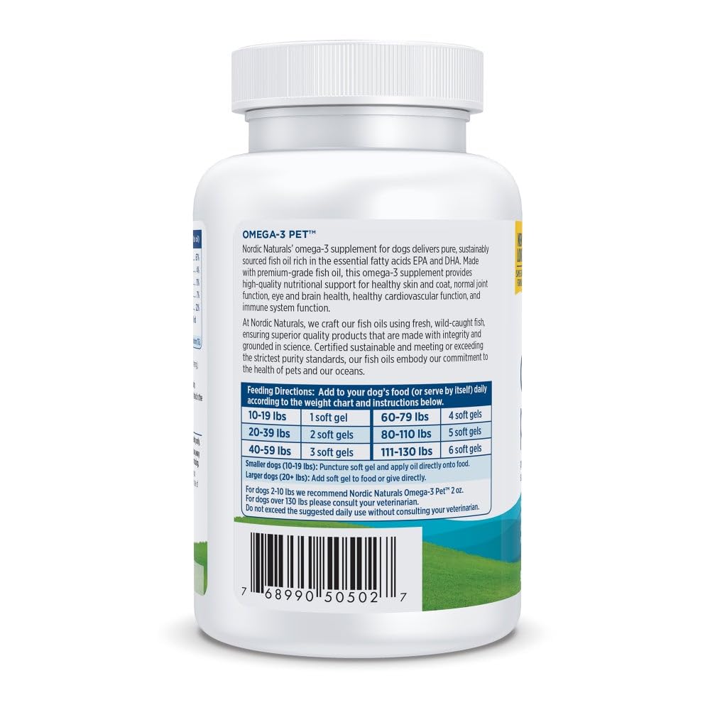 Nordic Naturals etiqueta con información nutricional clara y por lote