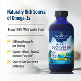Nordic Naturals etiqueta con información nutricional legible, transparencia y trazabilidad