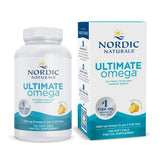 Nordic Naturals frasco delantero mostrando 120 cápsulas y beneficio de concentración alta