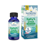Nordic Naturals frasco frontal del Baby’s DHA para identificación rápida y confianza