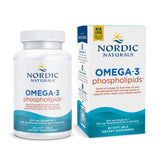 Nordic Naturals frasco frontal mostrando etiqueta clara y beneficios