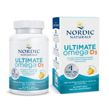 Nordic Naturals frente del envase que muestra omega‑3 y D3, comunicación clara de dosis