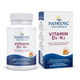 Nordic Naturals frasco frontal mostrando 60 cápsulas y beneficio de soporte óseo