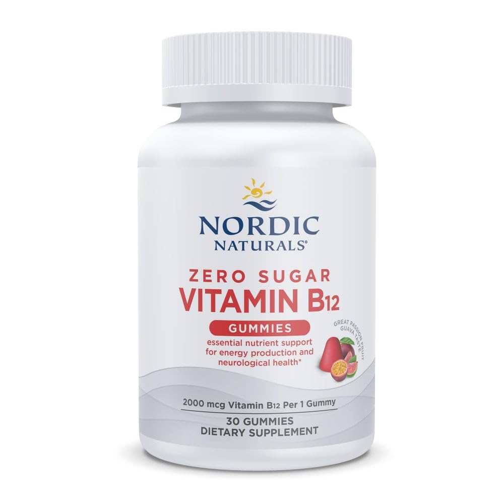 Nordic Naturals vista frontal del envase mostrando 30 gomitas y beneficios