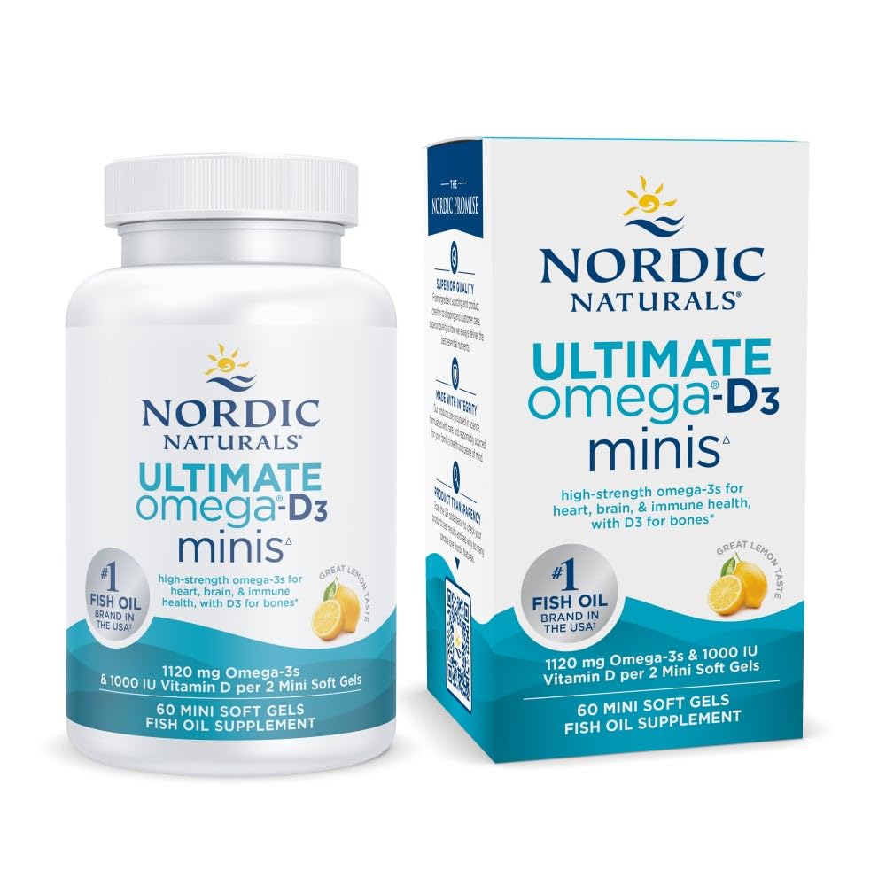 Nordic Naturals bote frontal con sabor limón, muestra claridad y confianza