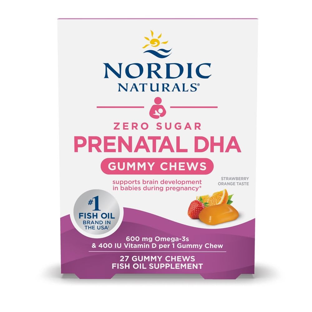 Nordic Naturals embalaje frontal mostrando gomitas y beneficios claros