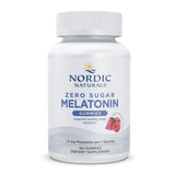 Nordic Naturals frasco frontal mostrando gominolas y beneficio sin azúcar