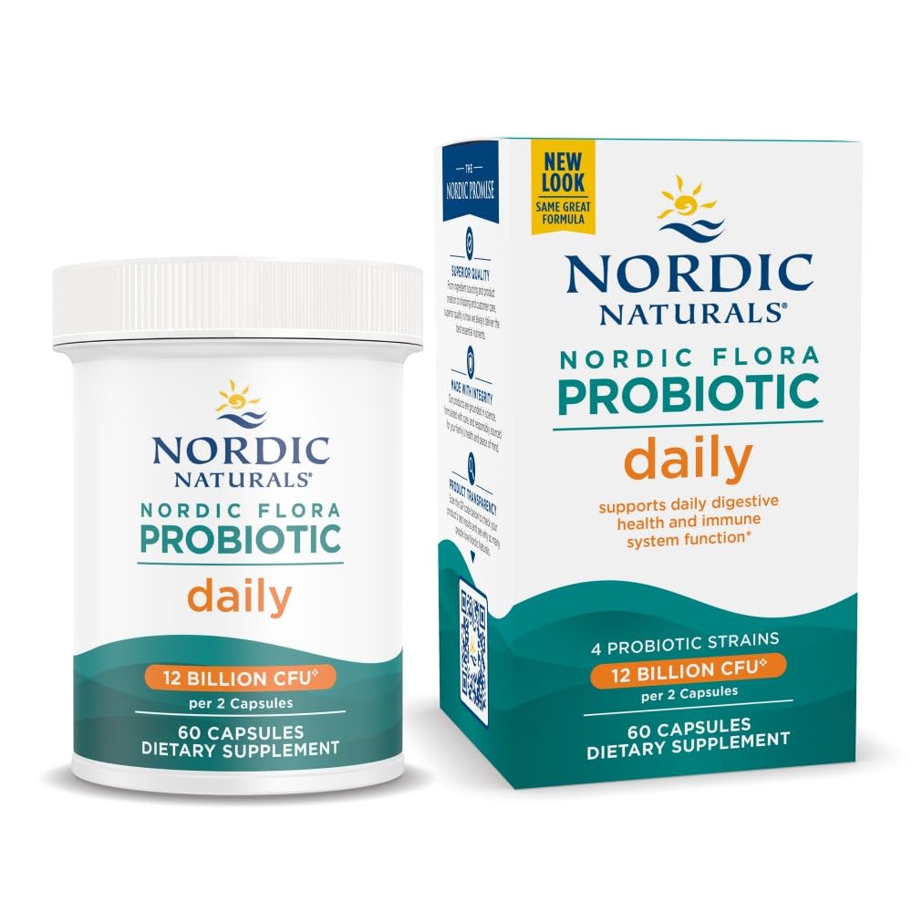 Nordic Naturals frasco frontal con etiqueta clara y beneficios visibles