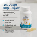 Nordic Naturals detalle del aceite para mostrar pureza y aspecto limpias de la fórmula