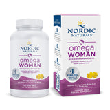 Nordic Naturals frasco frontal mostrando 120 cápsulas y beneficio bienestar