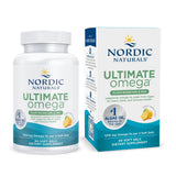 Nordic Naturals envase frontal mostrando cápsulas y sabor limón, aporta omega‑3 vegetal