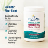 Nordic Naturals polvo mezclado en vaso, muestra disolución rápida y sin sabor