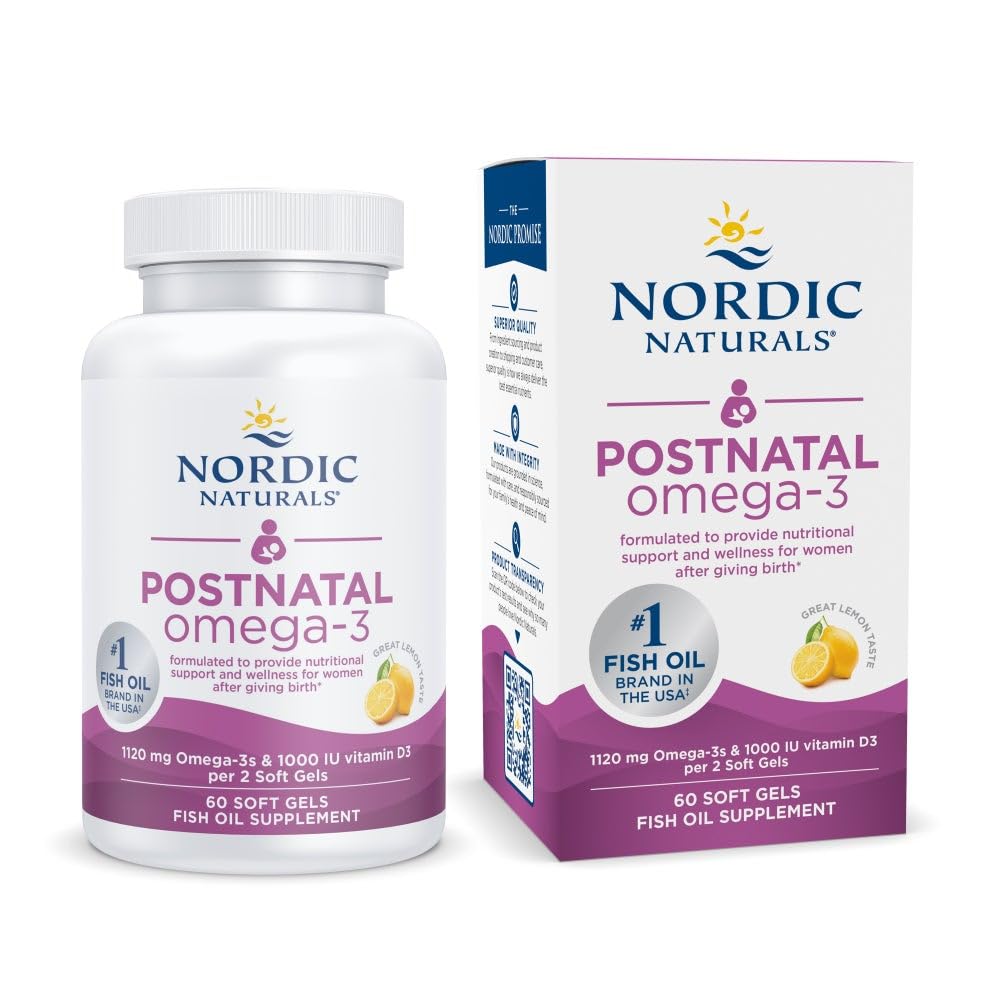 Nordic Naturals frente del empaque mostrando cápsulas y beneficio de omega-3