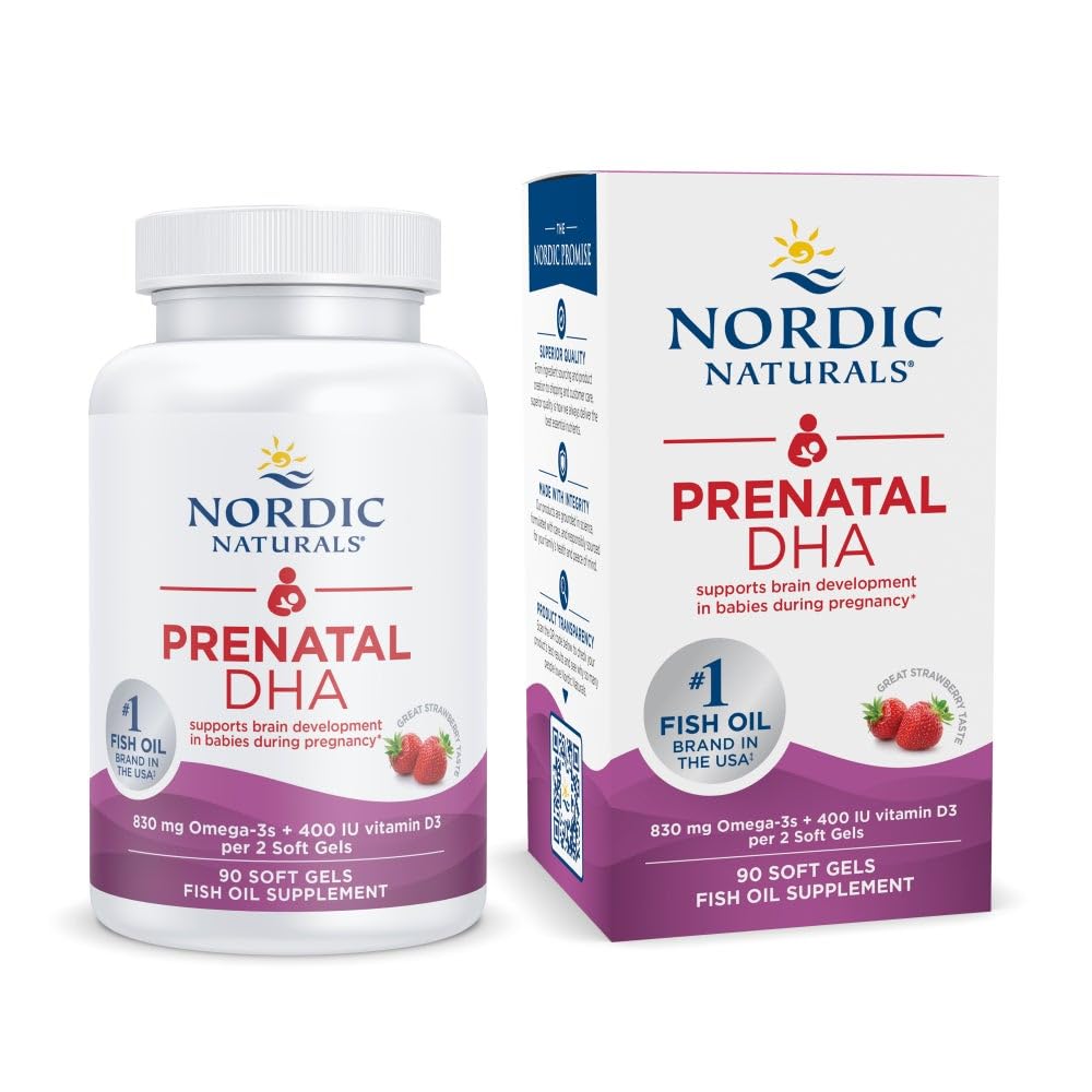 Nordic Naturals frasco frontal mostrando diseño y conteo, confianza y pureza