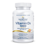 Nordic Naturals frente del envase mostrando 120 mini cápsulas y beneficio de pureza