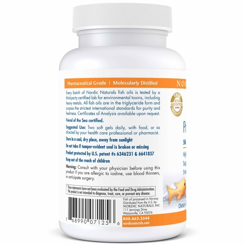 Nordic Naturals etiqueta con lista de ingredientes y beneficios claros para confianza