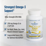 Nordic Naturals primer plano del aceite con brillo que sugiere pureza