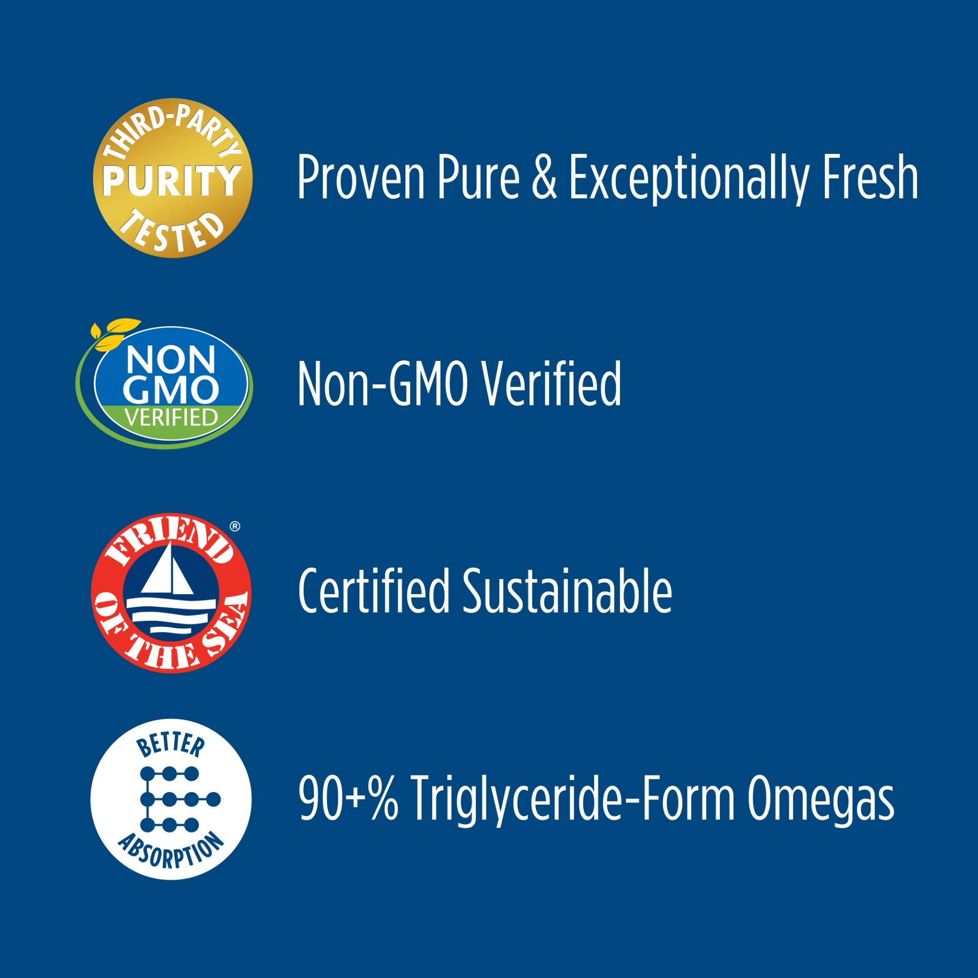 Nordic Naturals cápsula en primer plano destacando integridad y calidad