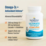 Nordic Naturals aceite y curcumina en detalle, muestra pureza y absorción