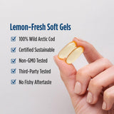 Nordic Naturals textura del aceite con gota, aspecto puro y brillante