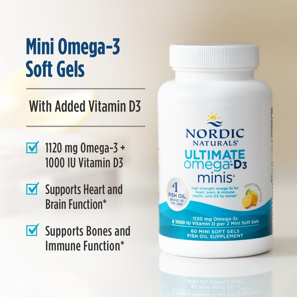 Nordic Naturals aceite de pescado textura brillante, absorción mejorada
