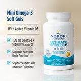 Nordic Naturals aceite de pescado textura brillante, absorción mejorada