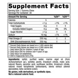 Nordic Naturals detalle de textura de la gominola muestra masticabilidad segura