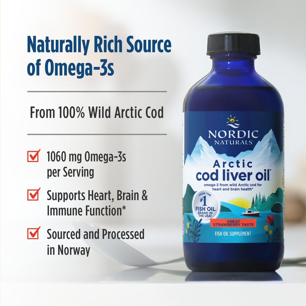 Nordic Naturals textura en gota del aceite resaltando pureza y sabor fresa