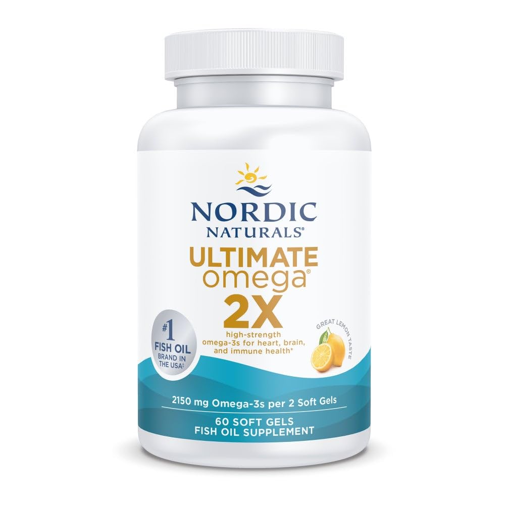 Nordic Naturals envase frontal que muestra concentración 2150 mg y beneficio de soporte nutricional