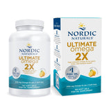 Nordic Naturals envase frontal mostrando concentración y sabor limón