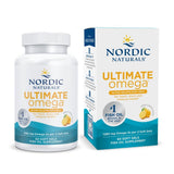 Nordic Naturals frasco frontal mostrando etiqueta y beneficio de omega‑3