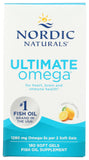 Nordic Naturals frasco frontal mostrando etiqueta y beneficios claramente