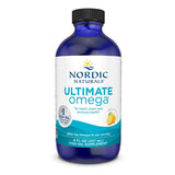 Nordic Naturals botella frontal mostrando etiqueta clara y beneficios