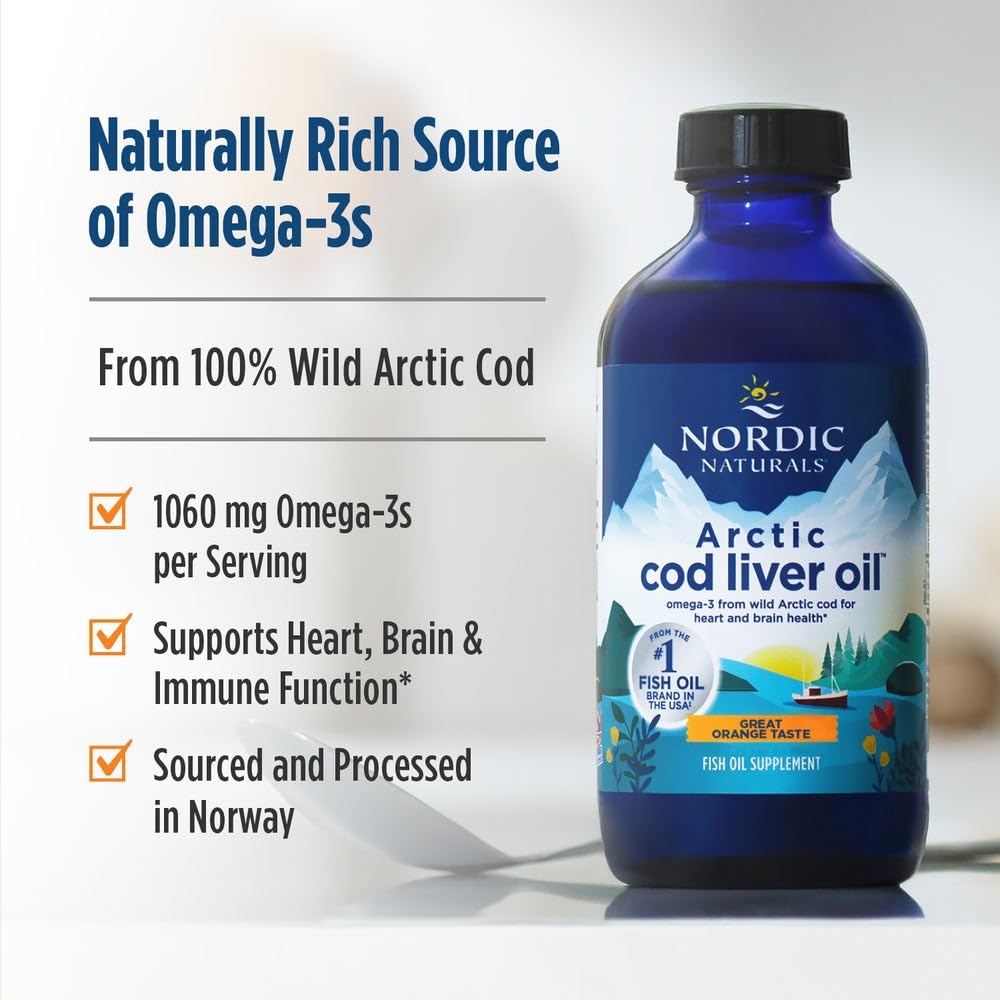 Nordic Naturals aceite servido en cucharita demostrando facilidad de uso diario