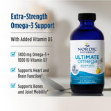 Nordic Naturals uso con cucharita demostrando toma fácil y cómoda