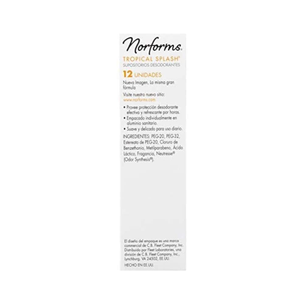 Norforms supositorio en mano listo para insertar, facilita uso discreto