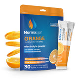 NormaLyte empaque frontal mostrando sobres y beneficio de dosificación precisa