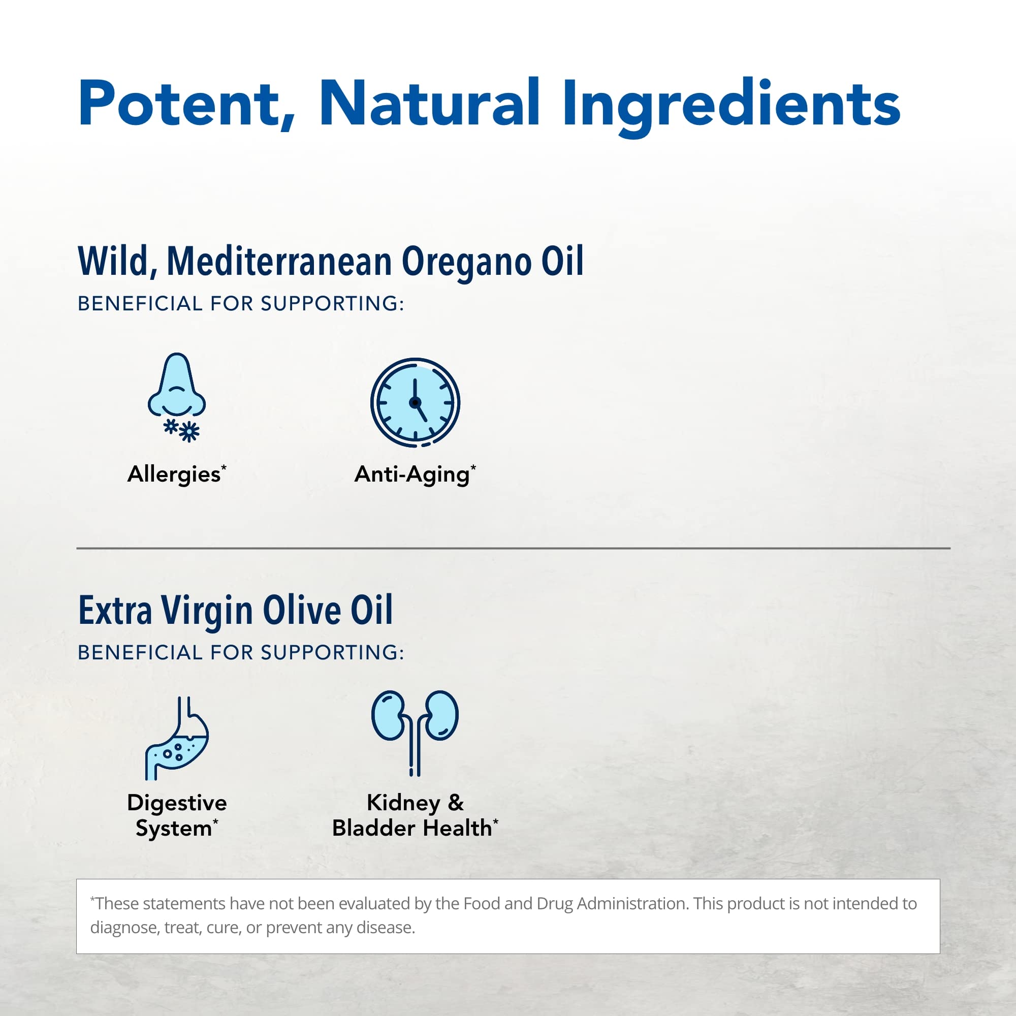 NORTH AMERICAN HERB & SPICE aceite de orégano textura dorada en gota, resalta pureza