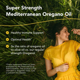 NORTH AMERICAN HERB & SPICE etiqueta en primer plano con ingredientes claros