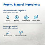 NORTH AMERICAN HERB & SPICE detalle de etiqueta con ingredientes orgánicos y beneficios