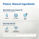 NORTH AMERICAN HERB & SPICE etiqueta detallada con ingredientes claros y procedencia