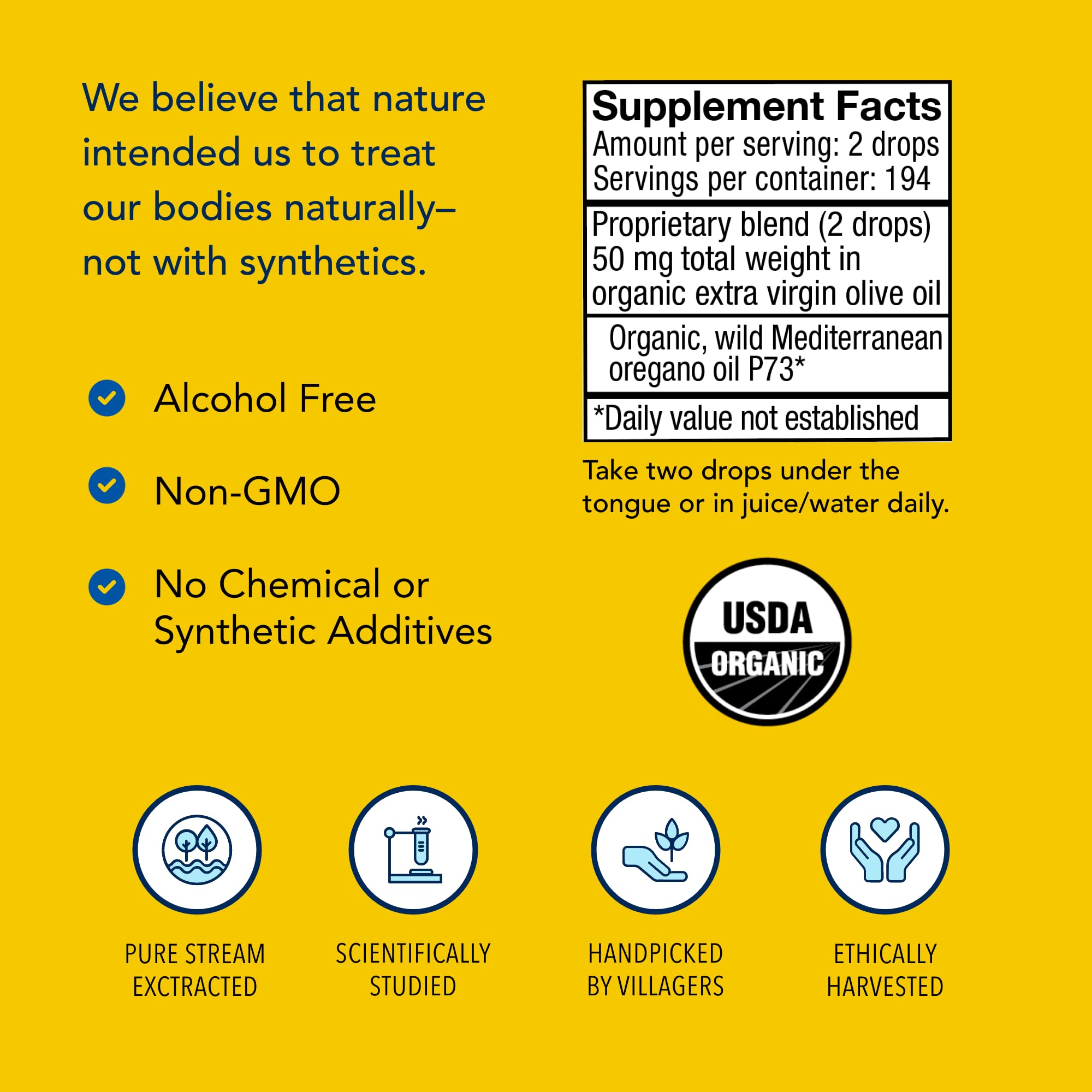 NORTH AMERICAN HERB & SPICE aplicación sublingual demostrando uso diario sencillo