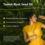 North American Herb & Spice textura de aceite en gota, resaltando frescura