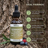 North Wellness etiqueta con lista de ingredientes y guía de uso visible