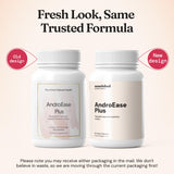 Nourished AndroEase Plus cápsulas detalle beneficiando toma diaria segura