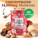 Nourishing Nutrients polvo vertido en café manteniendo sabor intacto