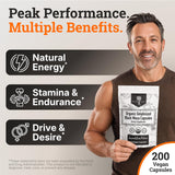 Nourishing Nutrients polvo de maca negra gelatinizada, textura fina y fácil mezcla